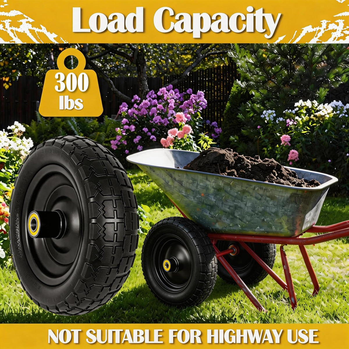Luxlead reinforced steel rim—durable construction cushions impacts.
