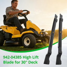 Luxlead replacement blade fits Columbia, Craftsman, Cub Cadet, Murray, and Troy-Bilt models.