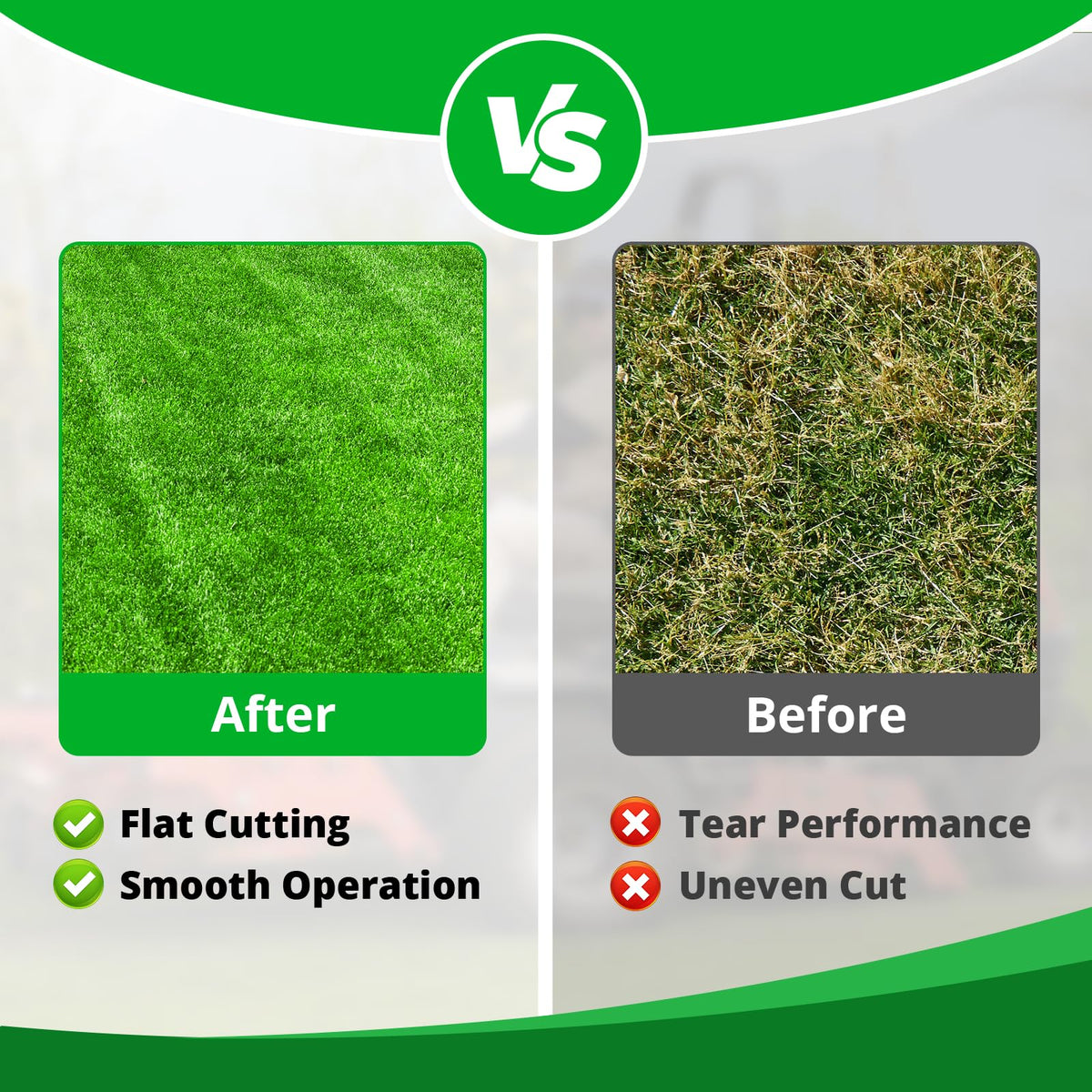 Luxlead blade with rust-resistant coating extends blade life.