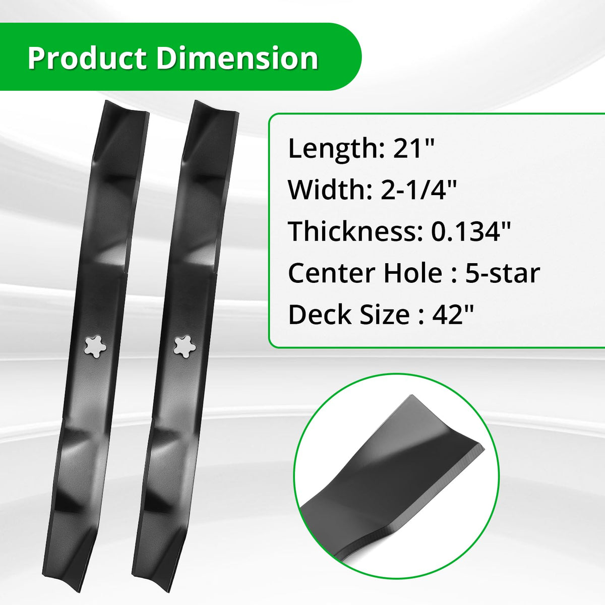 Luxlead blade with rust-resistant coating extends blade life