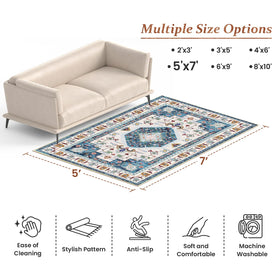 LuxStep rug on patio demonstrates weather-ready, easy-clean outdoor decor