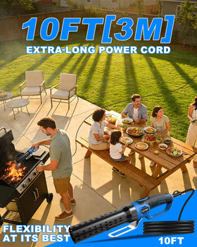 Luxter charcoal starter wide-applications for grills, fireplaces, ovens.