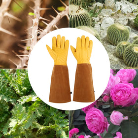 LUZAYA Rose Pruning Gloves adjustable cuffs fit multiple arm sizes securely