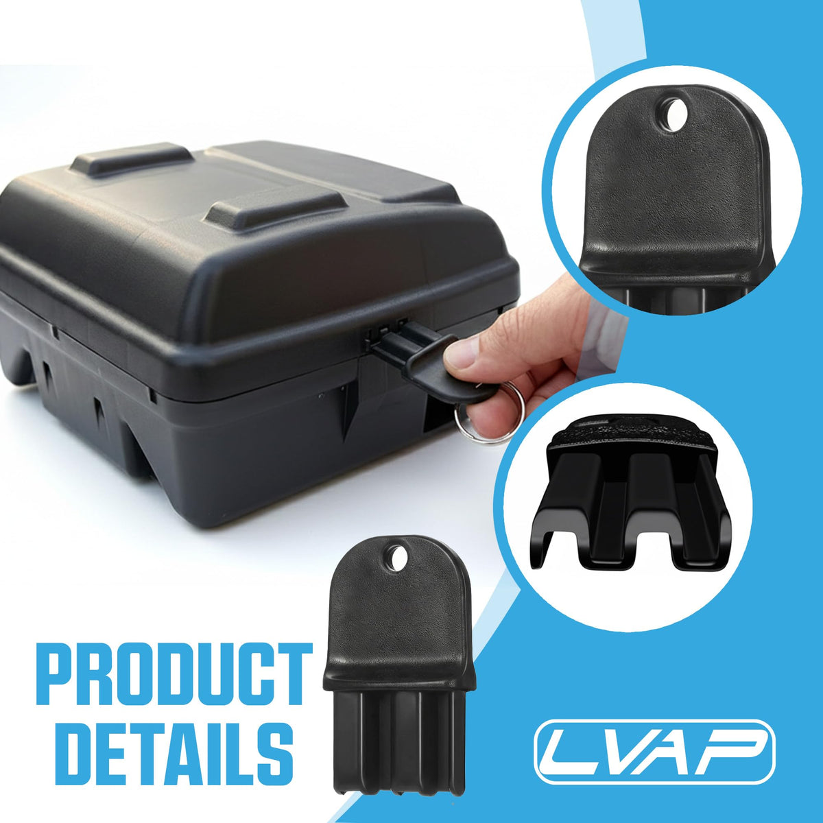 LVAP Protecta Evo Express heavy-duty plastic key built for durability.