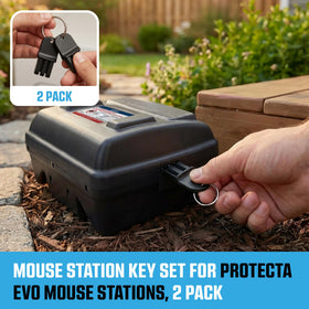 LVAP Protecta Evo Express key rings included for easy organization during maintenance.