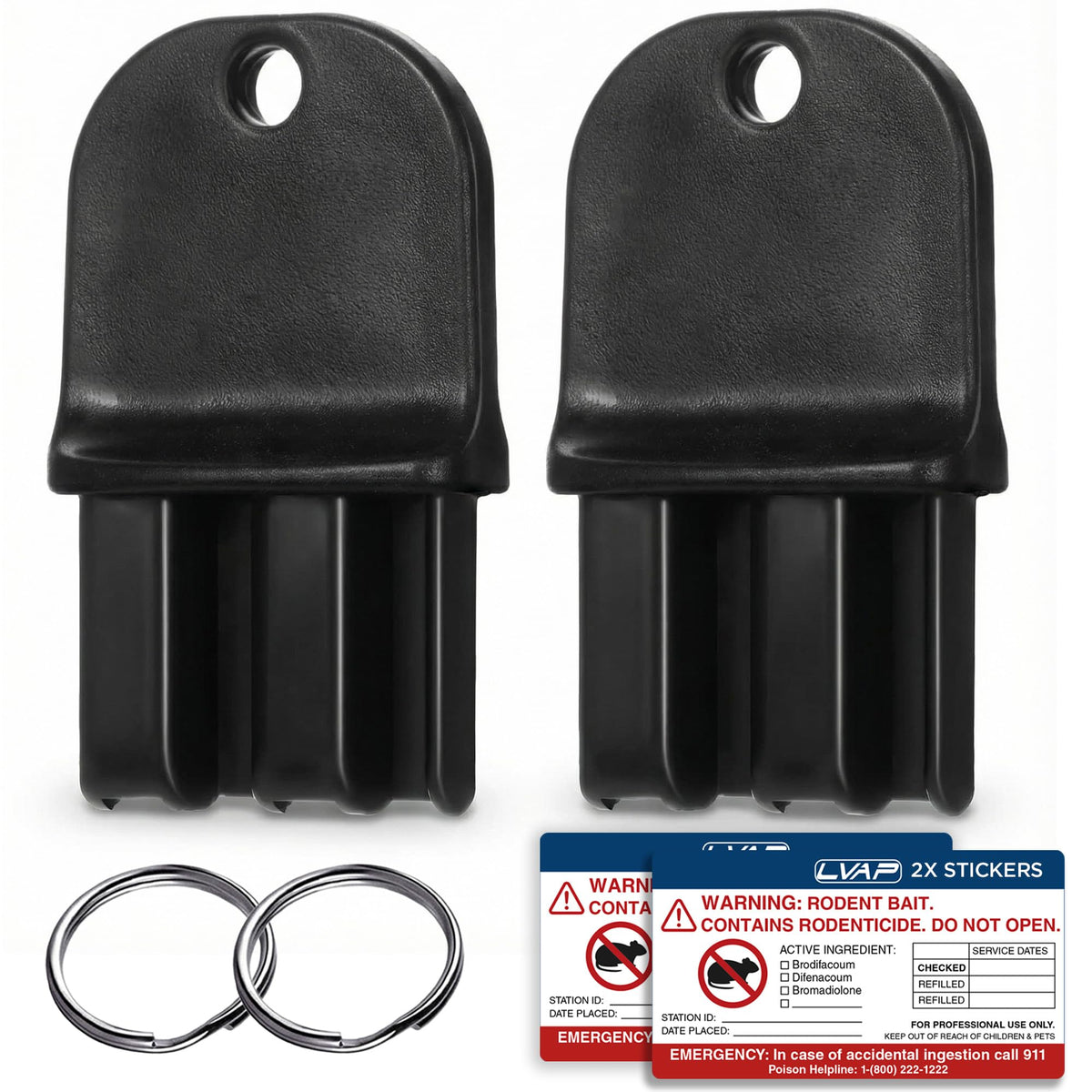 LVAP Protecta Evo Express keys 2-pack for quick, secure bait station access.