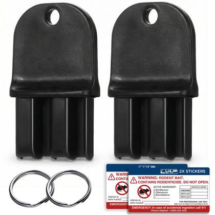 LVAP Protecta Evo Express keys 2-pack for quick, secure bait station access.