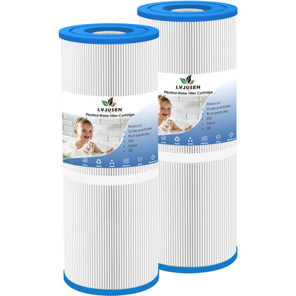 LVJUSEN PRB50-IN filter packaging, ideal for quick spa replacements and easy shopping.