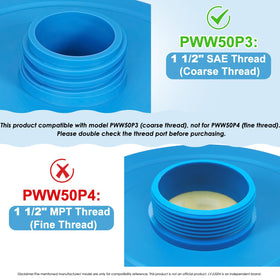 LVJUSEN PWW50P3 trilobal fabric filtration enhances debris capture.