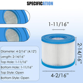 LVJUSEN S1 filter trilobal fabric close-up captures fine debris for clearer water