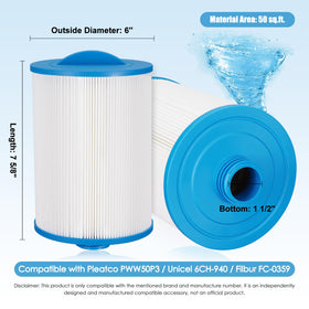 LVJUSEN spa filter inner-frame durability withstands pressure.