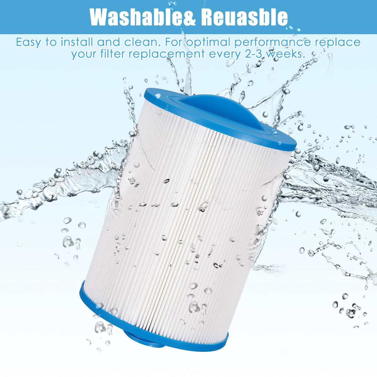 LVJUSEN spa filter long-lasting life supports consistent performance.