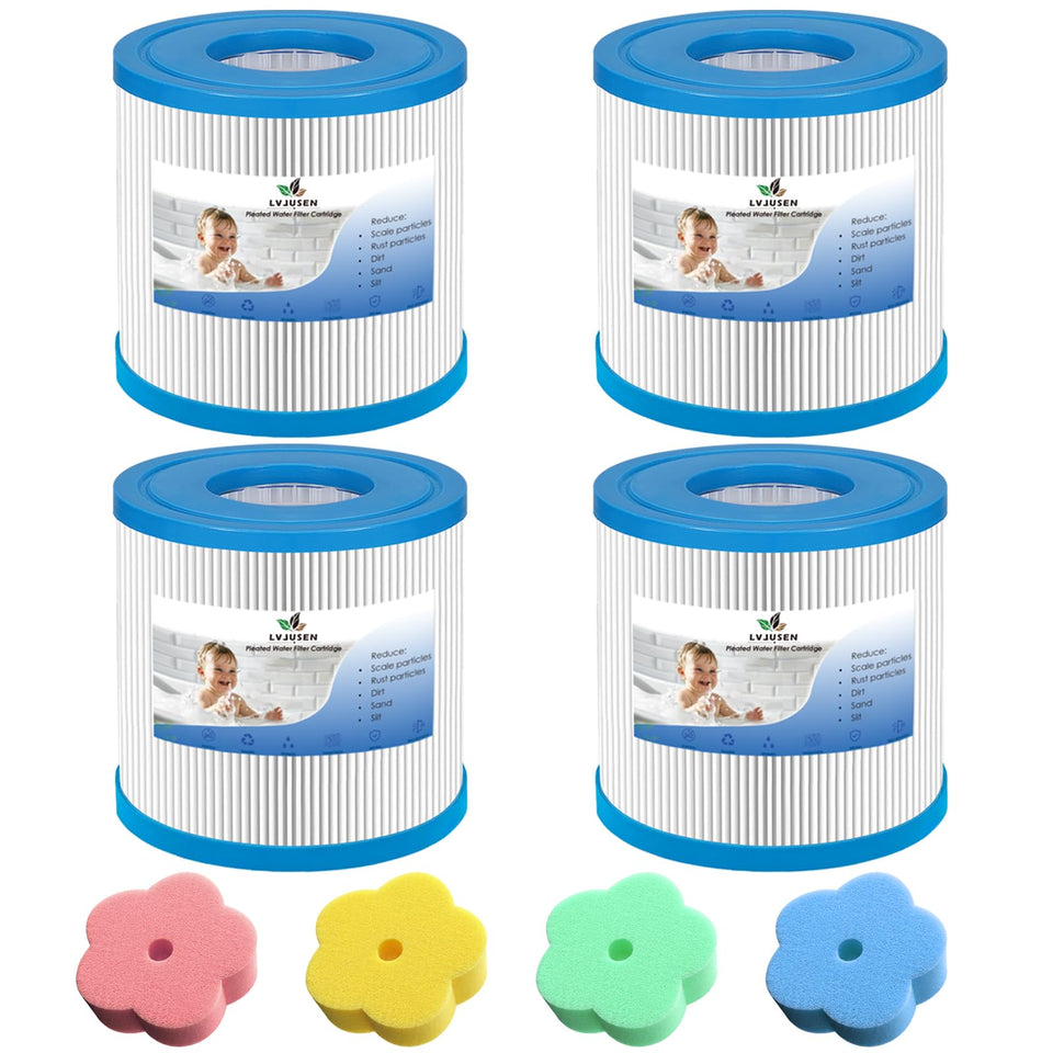 LVJUSEN Type D filter cartridge with universal fit for easy pool maintenance.