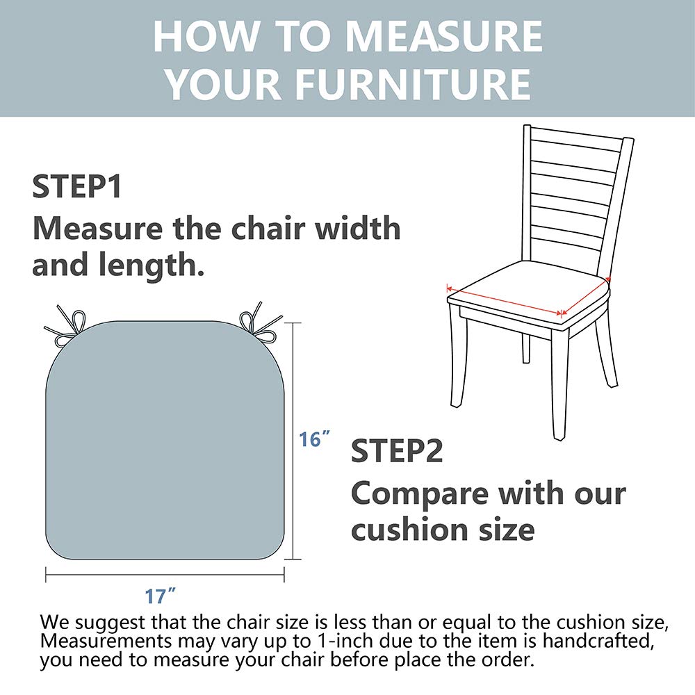 LVTXIII dimensions D16 x W17 inches fit most chairs