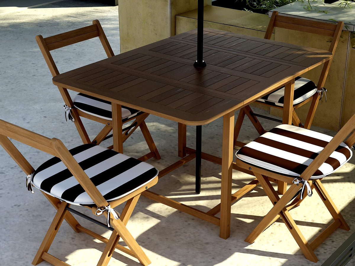 LVTXIII easy-care cushions are spot-clean friendly for busy outdoor spaces