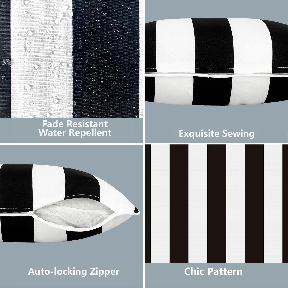 LVTXIII hidden zipper enables seamless, easy cover changes.