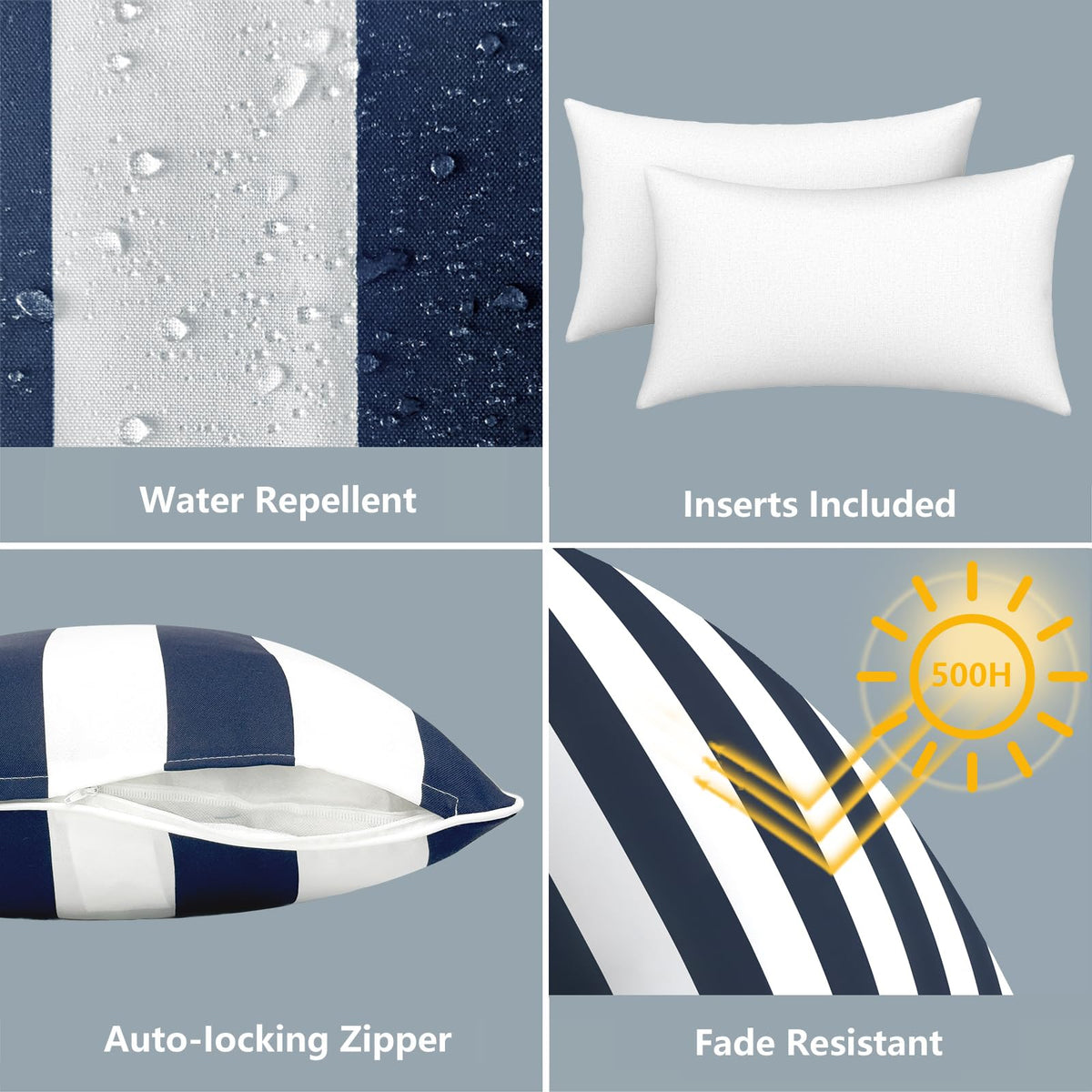 LVTXIII weather-ready fabric cushions resist splashes and keep color vibrant outdoors