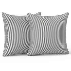 LVTXIII outdoor throw pillow grey strip with 20x20 size for patio comfort