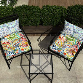 LVTXIII pack two paisley multi cushions for versatile decorating