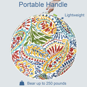 LVTXIII Paisley Ummi Multi ottoman adds durable seating for living spaces