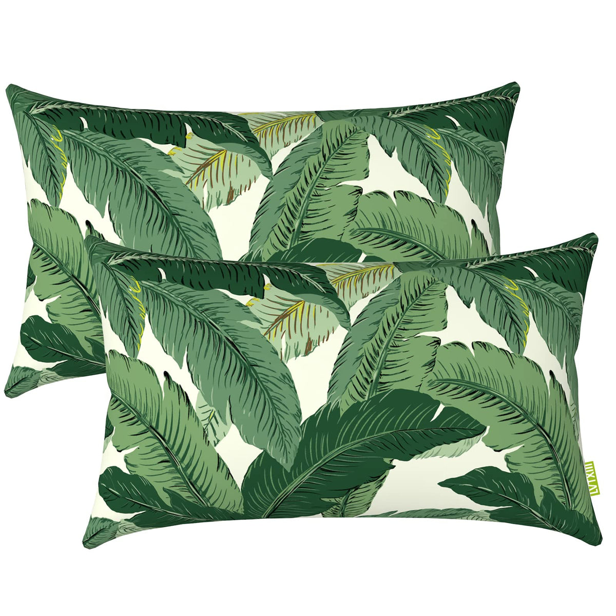 LVTXIII patio lumbar pillow 12x20 pack for outdoor seating