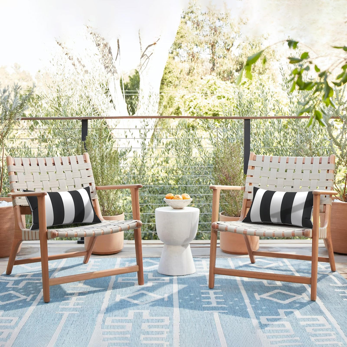 LVTXIII patterned lumbar cover in 12x20 with water-repellent fabric.