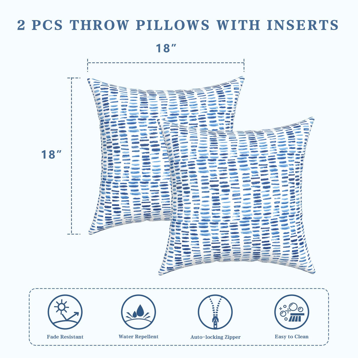LVTXIII water-repellent fabric close-up protects cushions from splashes