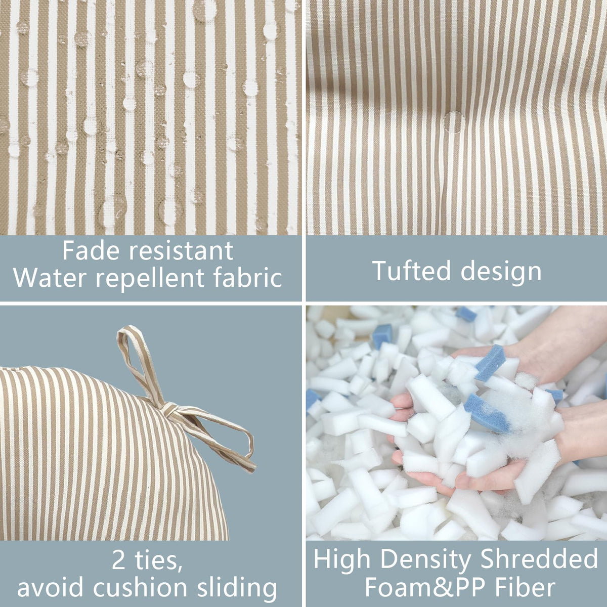 LVTXIII cushion fabric water-repellent fade-resistant for outdoor durability