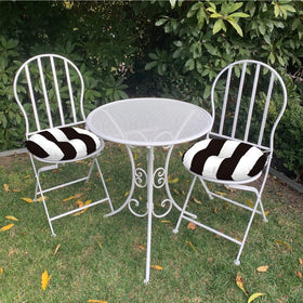 LVTXIII water-repellent fabric cushions resist moisture on outdoor furniture.