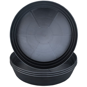 LWALRS plant saucer 14-inch top view protects surfaces and supports large planters.