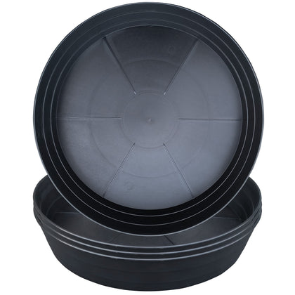 LWALRS plant saucer 14-inch top view protects surfaces and supports large planters.