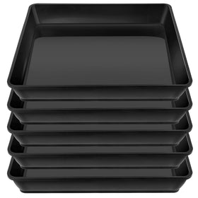 LWALRS square plant saucer top view catches water and protects surfaces