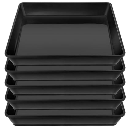 LWALRS square plant saucer top view catches water and protects surfaces