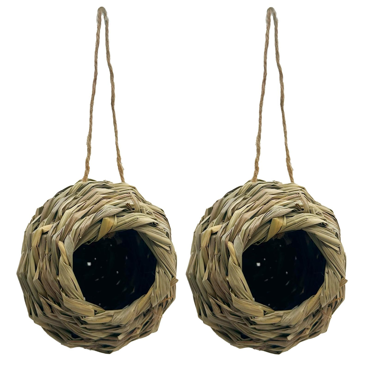 LWINGFLYER hanging hummingbird nest ball shape provides a natural shelter for hummingbirds.