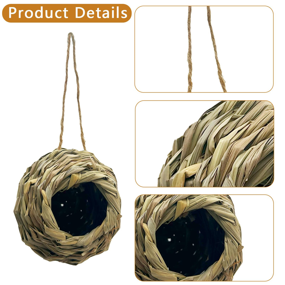 LWINGFLYER outdoor-ready nest offers safe nesting space for small birds.