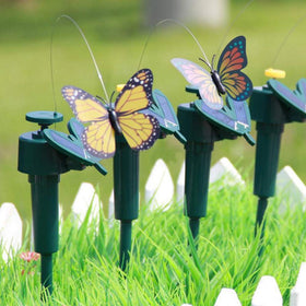 LWINGFLYER garden-display butterfly perched among plants for decorative appeal.