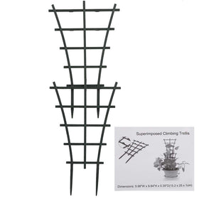 Lwuey durable plastic stake designed for long-lasting garden use.