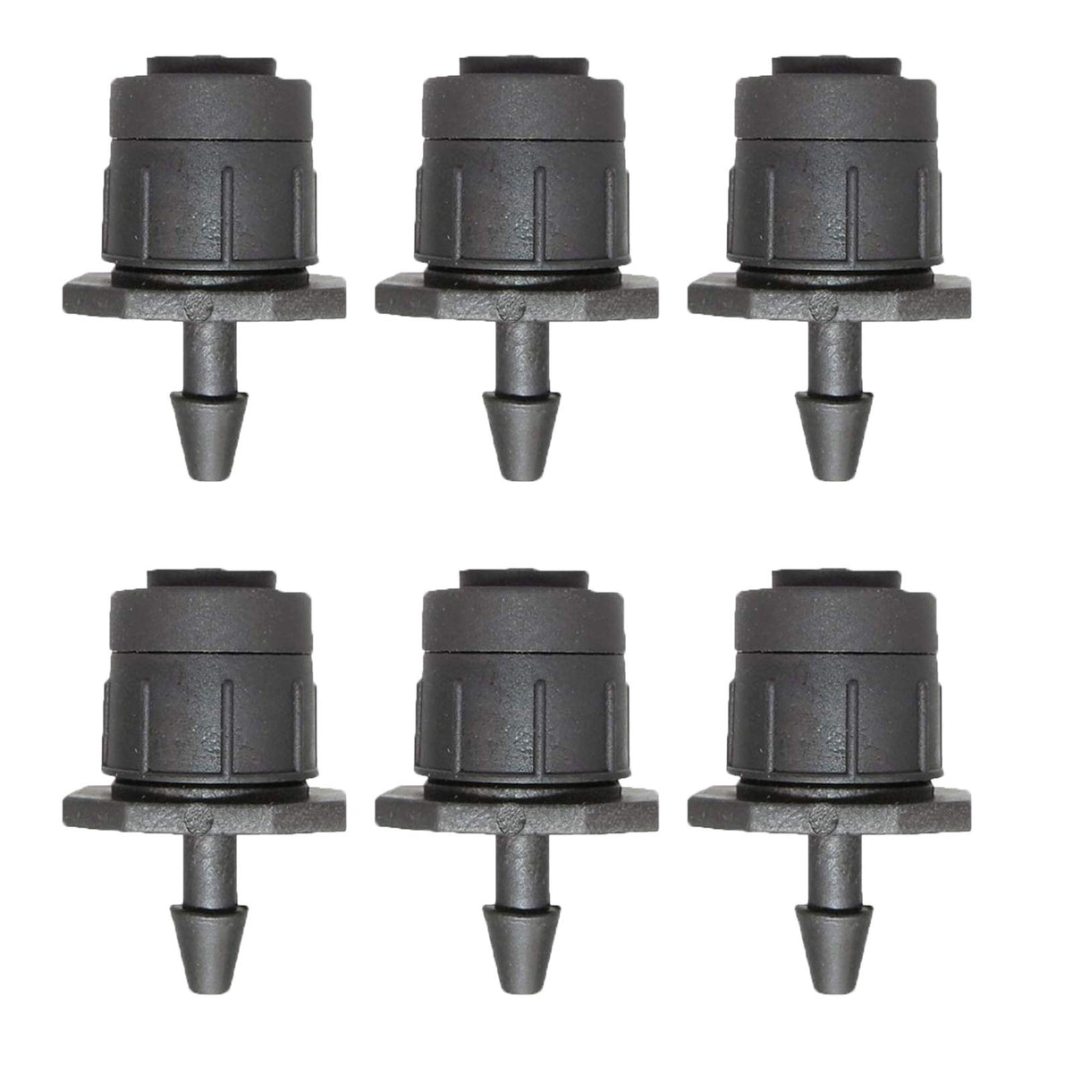 Lxcom Lighting irrigation drippers 360° sprayer for uniform garden watering.