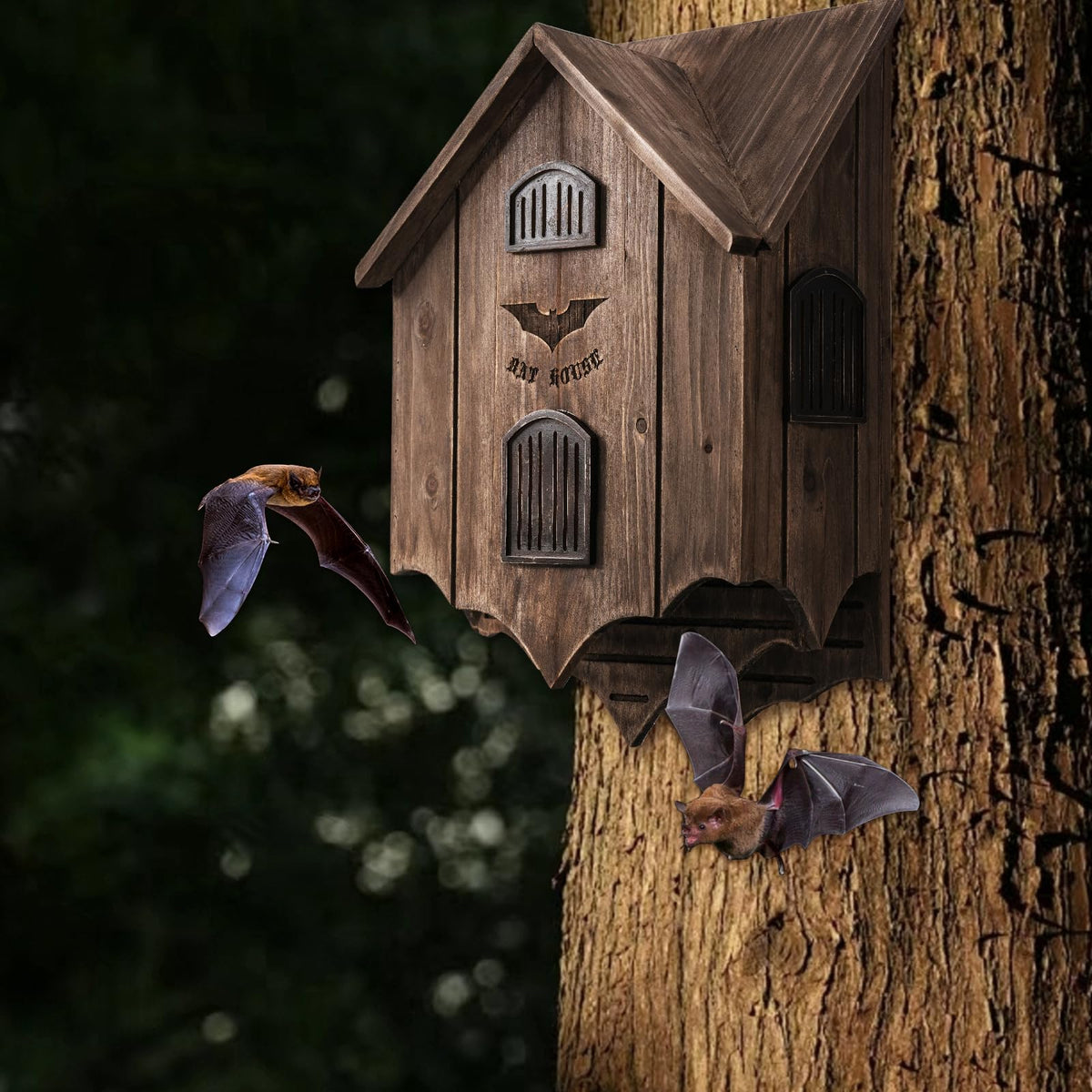 Lxnavihly bat house hanging hardware simplifies outdoor installation