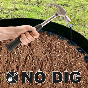 LXS Landscape Edging is easy to install without digging.