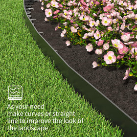 LXVOOEE reliable lawn and flower bed border for neat, organized landscapes.