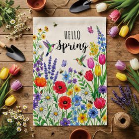 Lxyeecwang outdoor yard flag enhances patios and gardens with vibrant floral accents.