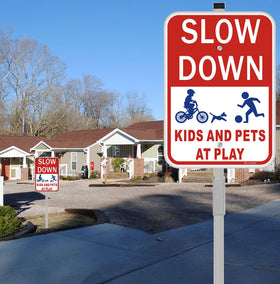 LXYSIGN 14x10 reflective sign provides clear visibility day and night