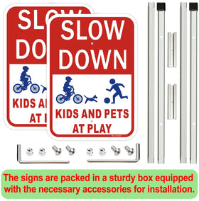 LXYSIGN children at play graphic emphasizes child safety in residential areas