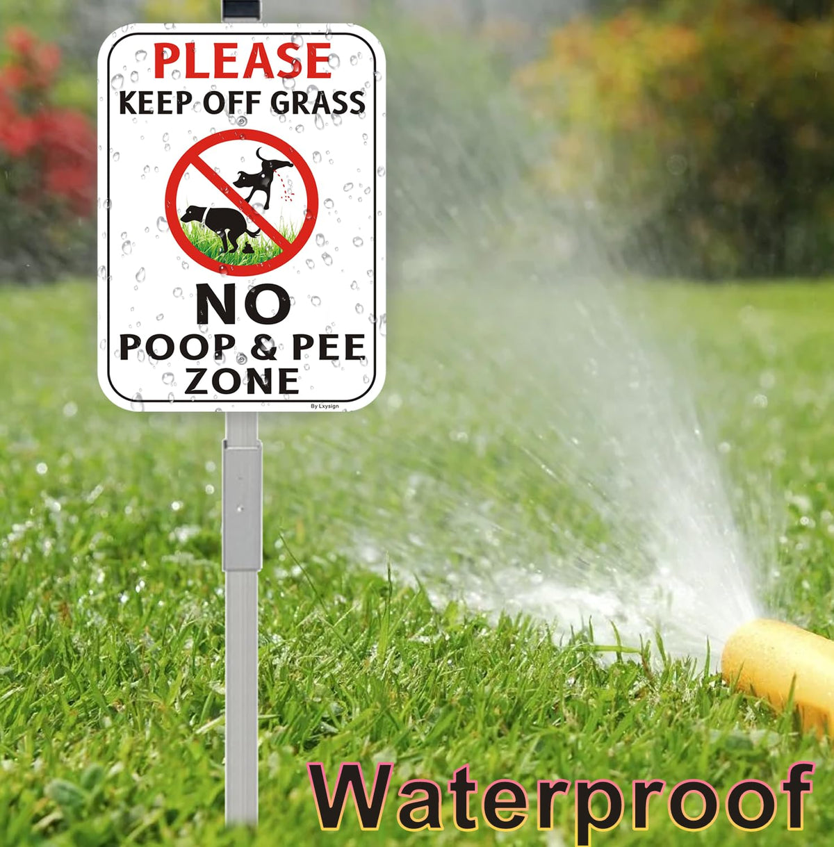 Lxysign professionally designed sign draws attention without being aggressive.