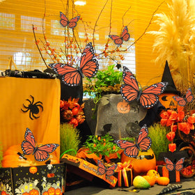 Lxzyu monarch butterfly 9cm medium near mirrors or shelves.