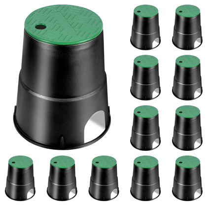 LYASIL 12-pack durable PP valve boxes with anti-slip lid for safe outdoor placement