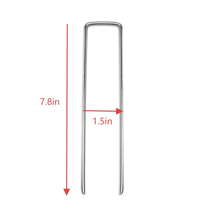 Lycss galvanized stake showing corrosion-resistant body for outdoors.
