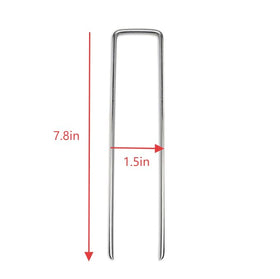 Lycss galvanized stake showing corrosion-resistant body for outdoors.