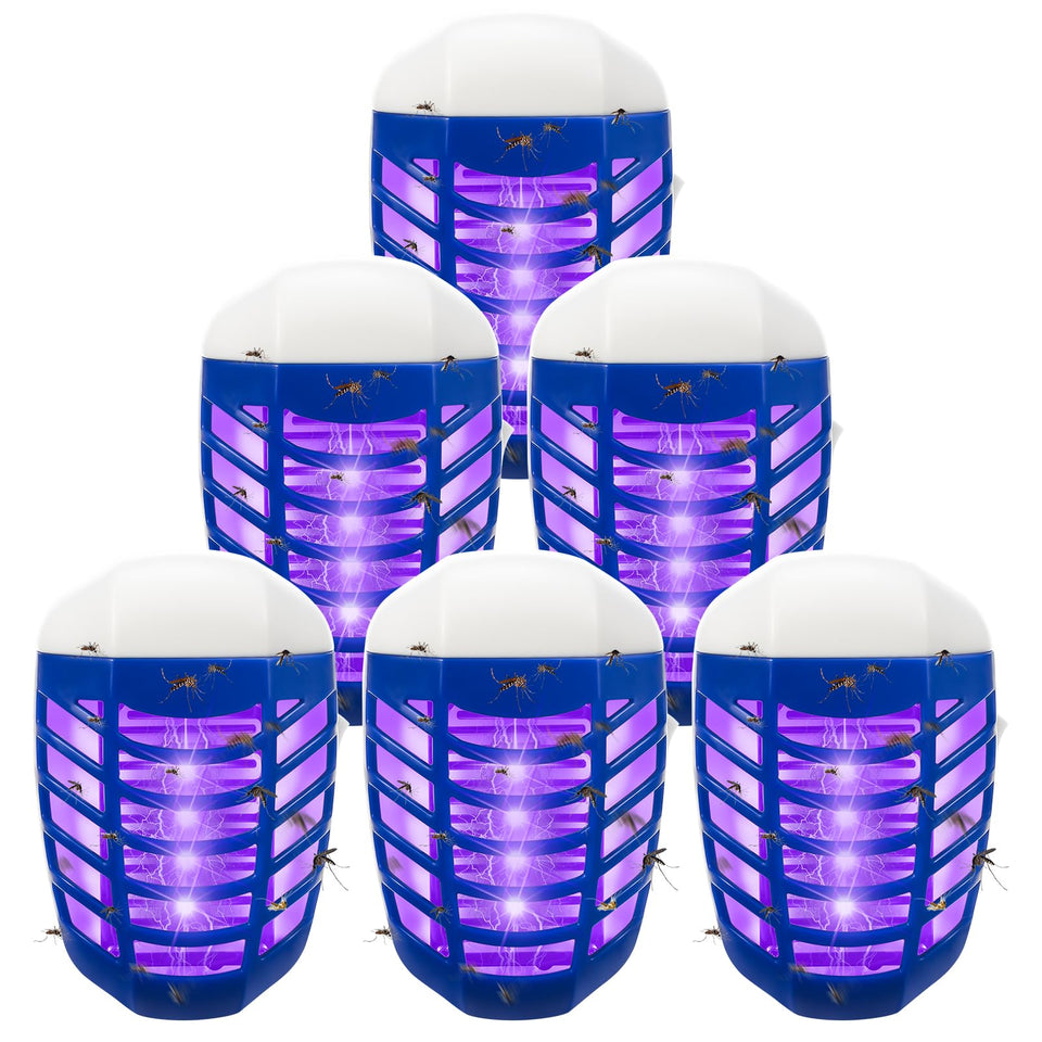Lycxbfjia bug zapper with LED light attracts pests for fast physical elimination.